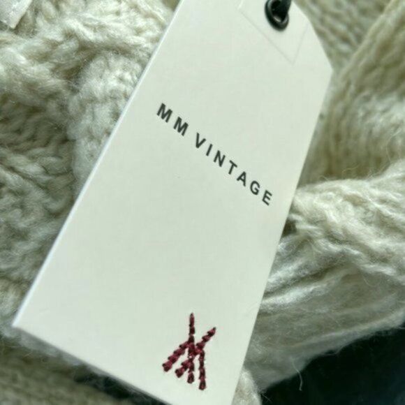 Miss Me Distressed Hooded Sweater off white M - Picture 4 of 5